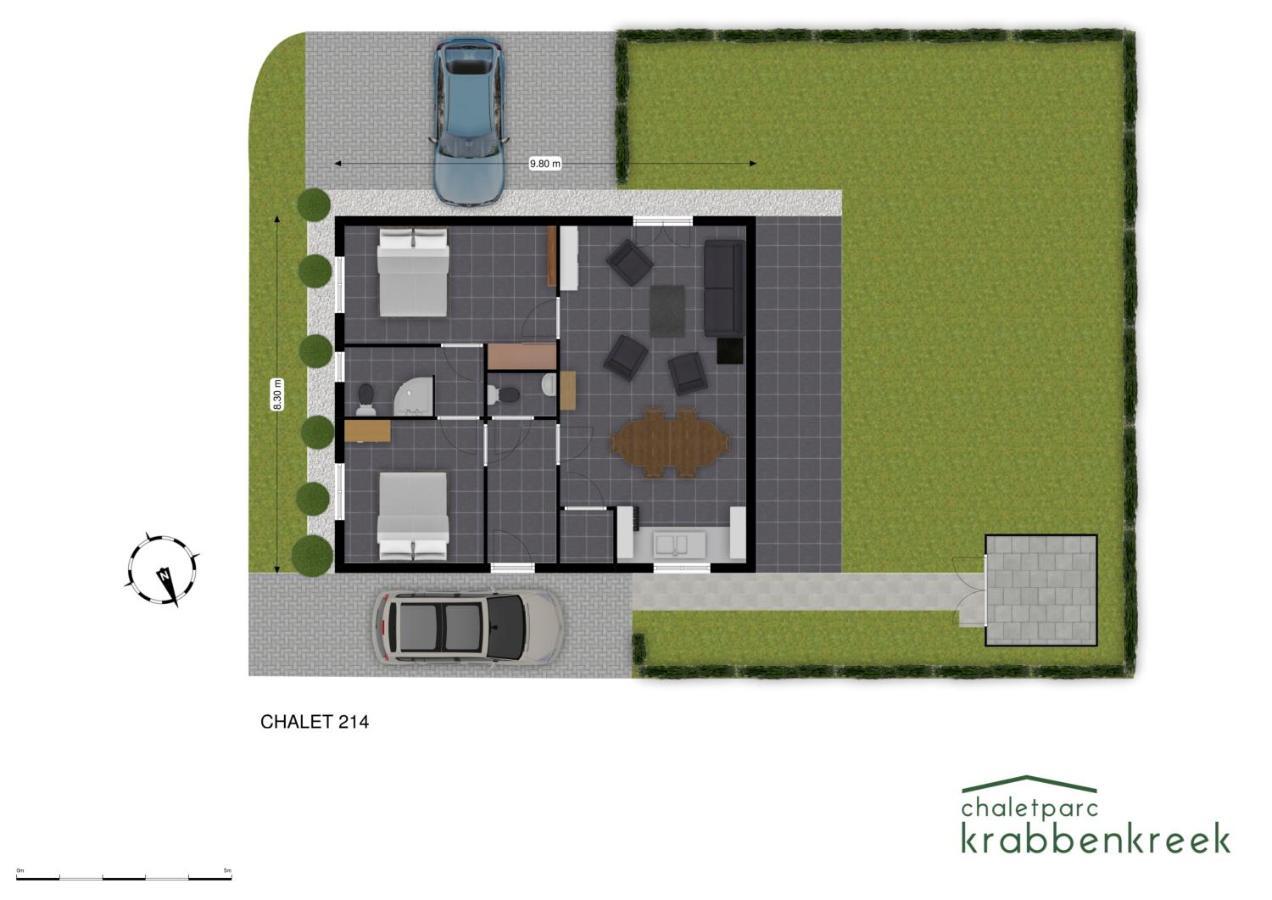 סינט אנלנד Chaletparc Krabbenkreek Zeeland - Chalet 214 מראה חיצוני תמונה